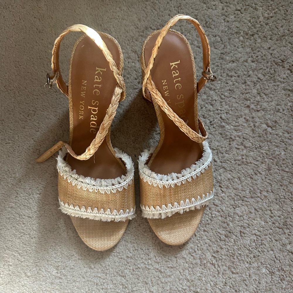 Kate Spade woven heels